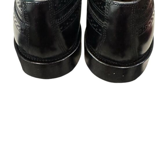New Bostonian Black Leather Men\'s Oxford Dress Shoes 7.5